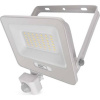 ZS2334W GLARO LED reflektor so senzorom pohybu, 30 W, biely, IP54, 3000 lm, neutrálna biela
