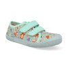 Barefoot dětské plátěnky Koel - Dud Print Bear Mint mintové