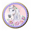 CUKROVÁ TLAČ Opłatek na Tort Cukrová hmota KONE KÔŇ HORSE KONÍKY #4