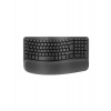 Logitech WAVE - bezdrôtová ergonomická klávesnica - CZ/SK - grafitová (920-012307)