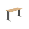 OFFICE PRO s.r.o. HOBIS kancelársky stôl pracovný rovný - FE 1400, dub