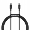 Baseus CATYS-B01 USB-C (M) - USB-C (M), 1m, černý
