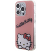 Plastové puzdro Hello Kitty na Apple iPhone 15 Pro Max HKHCP15XHKDSP IML Daydreaming Logo ružové