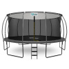 INLEA ULTIMATE Jump Trampolína 500 cm s vnútornou ochrannou sieťou - sivá