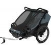 THULE Chariot Cab 2 - príves na bicykel, nosič bicyklov 2v1 | Dark Slate