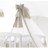 Italbaby baldachýn nad postieľku Sweet Star béžová Rozmery: dĺžka 300cm