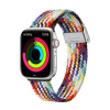DUX DUCIS Mixture II elastický pletený remienok pre Apple Watch 42/44/45 mm dúhový