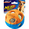 Zeus fotbal Nerf Dog Lluma-Action LED, Red/Green, 6 cm