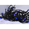 Solight LED vianočná reťaz, 3 m, 20xLED, 3x AA, modré svetlo, zelený kábel