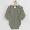 Dojčenské bavlnené body New Baby zelená - 62 (3-6m)