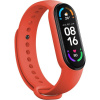 TopQ Remienok pre Xiaomi Mi Band 5-6-7 červený