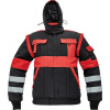 CERVA MAX WINTER REFLEX JACKET / Reflexná zimná bunda 2v1 - čierna / červená 60