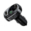 FM vysielač Baseus T typu Bluetooth 2xUSB microSD (čierny) BASEUS - AKCESORIA