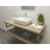 CERAMICA LATINA ATYP 81-100 x 46-50cm doska pod umývadlo, MDF/lamino, dub bardolino prírodný