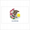 Magnetka vlajka Illinois