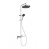 Ideal Standard CeraFlow T25+ - Sprchový set s batériou, priemer 26 cm, 2 prúdy, chróm A8484AA
