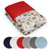 Prikrývka na posteľ - Meganstele bola kladná 200 x 110 cm (Bedspread na posteľ 110x200 vianočná prikrývka s Minky)