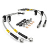 Teflónové opletané brzdové hadice HEL Performance pre Peugeot 206SW, 03- 1,4 Quicksilver