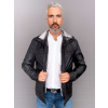 Max Original Leather Pánska kožená bunda 8051 FUR black (5XL 66-68) - Čierna - 5XL