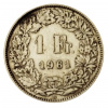 Stříbrná mince 1 Franc B 1961
