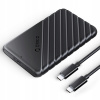 ORICO KRYT DISKU HDD/SSD USB-C 3.1 6GBPS, ČIERNY