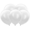 PartyDeco Latexové balóny biele LED 30cm 5ks