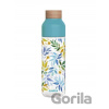 Quokka ICE PLASTOVÁ FĽAŠA WATERCOLOR LEAVES 840 ML