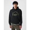 GAP Oversize mikina Gap Athletic 1969 Čierna M