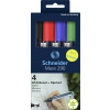 Schneider Schreibgeräte Whiteboard-Marker Maxx 290 4er Etui sortiert, 3 plus 1 Aktion 129084 popisovač na bílé tabule 4 ks
