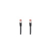 Síťový kabel CAT6 | RJ45 Zástrčka | RJ45 Zástrčka | S / FTP | 7.50 m | Kulatý | LSZH | Černá | Label