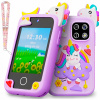 Telefon dla dzieci ALLNOEL 9,5 cm x 5,5 cm fialový