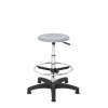 Zvýšená laboratórna stolička POL Special CH, sivá