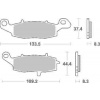 Brzdové destičky Brembo přední KAWASAKI VN 1500 Drifter rok 99-03