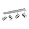 Kovové bodové svietidlo v lesklej striebornej farbe 19x52 cm Angelo - Trio