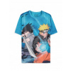 Naruto Shippuden Naruto & Sasuke Digital Printed Men's Short Sleeved T-Shirt III II