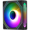 Ventilátor BanditPower 120 x 120 mm LED RGB RING INFINITY MIRROR RAINBOW V3