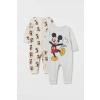 Dojčensky overal - PAJACYK H&M 86 MULTI -COREDE (H&M Set 2 Pak Clown Mouse Mickey 86)