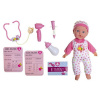 Bábika Teddies Bábätko choré mäkké telo s doplnkami (8592190012007)