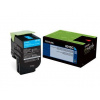 Lexmark originál toner 80C2SC0, cyan, 2000str., return, Lexmark CX310dn, CX310n, CX410de, CX410