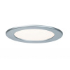 PAULMANN Zápustný LED panel kulatý 12W 2700K matný chrom IP44 92074