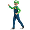 Kostým Luigi z hry Super Mario Bros - pre deti Veľkosť: 8 - 10 rokov (134 - 140)