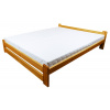 Posteľ z masívu Eda 120x200 cm, jelša, dvojlôžková, s roštom