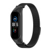 SES Celokovový remienok pre chytré hodinky Xiaomi Mi Band 3 - čierny 15735