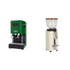 Gaggia New Classic EVO BC, green + ECM C-Manuale 54, cream, olive