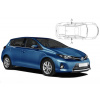 Slnečné clony na okná - TOYOTA Auris hatchback (2012-2018) - Len na bočné stahovacie sklá