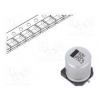 Kondenzátor elektrolytický SMD 100uF 63VDC 10x10x12mm ±20%