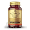 Solgar Vitamín D3 1000 IU 100 žuvacích tabliet jahoda a banán