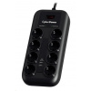 Cyber Power Systems CyberPower Surge Buster™ 8 zásuviek, 2xUSB, 1.8m, nemecký, nový P0820SUF0-DE