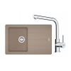 FRANKE SETG263KA fragranit drez 780x500 mm BFG 611-78 Kašmír+batéria FS 3230.031 Chróm FRA 114.0700.734