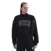 Dámska zateplená mikina NIKE-W NSW PHNX FLC LOGO MOCK NECK BLACK Čierna XS 25/26